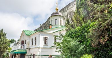 Интересный ракурс: Инкерманский Свято-Климентовский монастырь